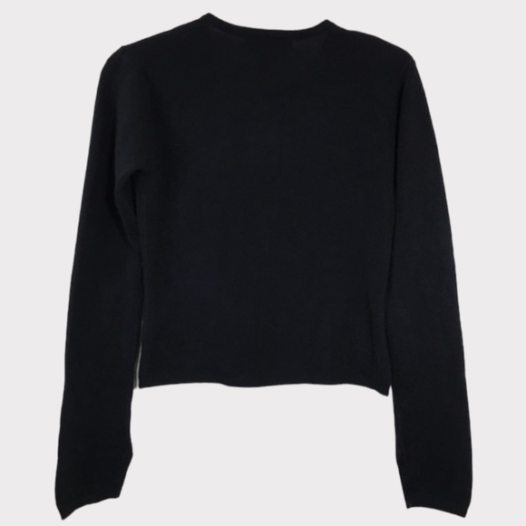 Johnathan Martin Beaded Flower Cardigan Vintage Sz Small Y2K CottageCore Dainty - Picture 10 of 11